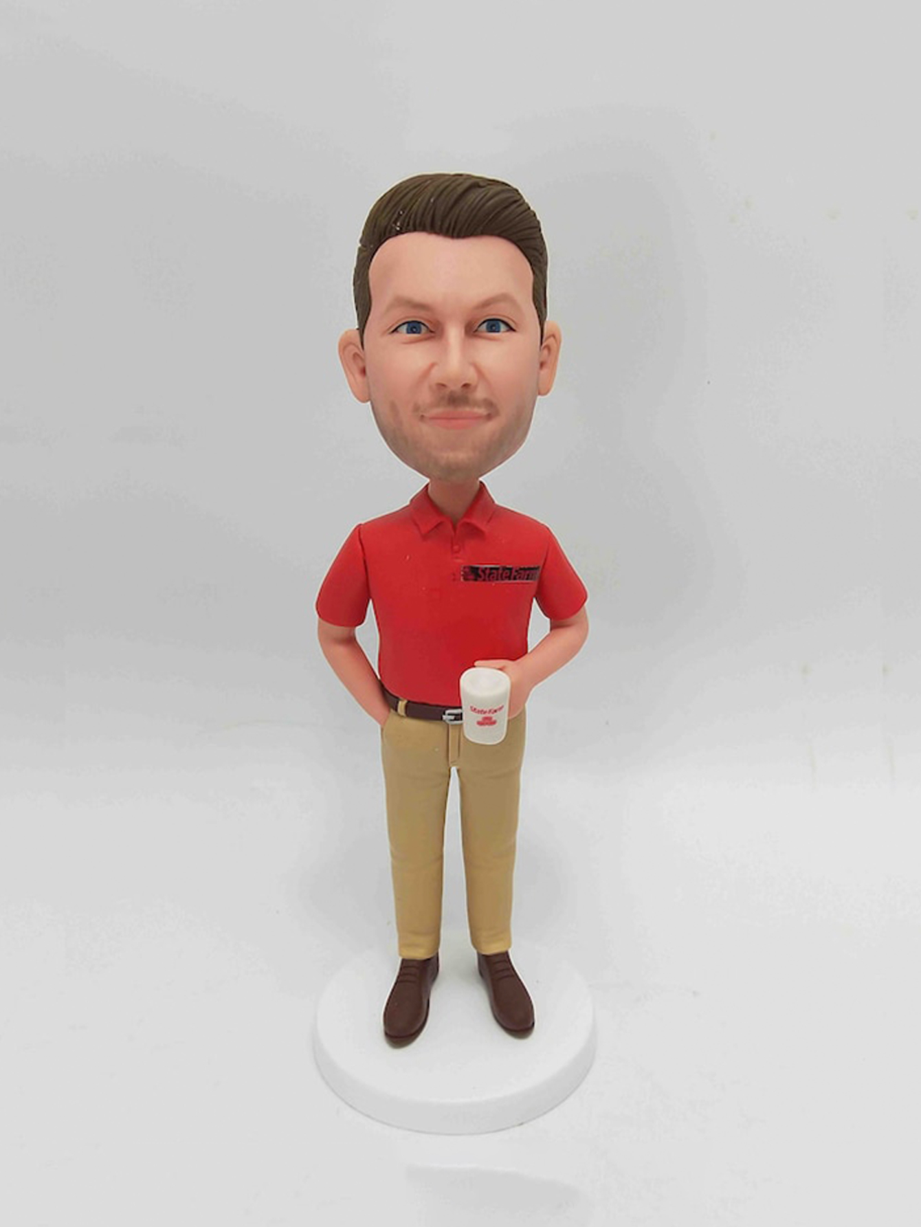 Custom Clay Bobblehead Dolls, Custom Sheriff Bobblehead Doll